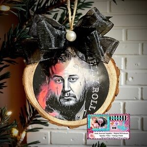 Jelly Roll Wooden Bark Ornament